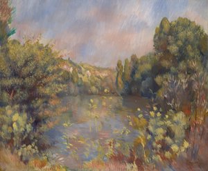 Landschaft am See, ca. 1889