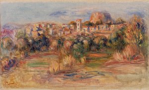 Landschaft, La Gaude von Pierre Auguste Renoir