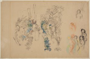 Landschaft und Figuren