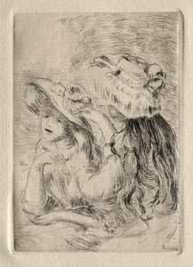 Der angeheftete Hut von Pierre Auguste Renoir