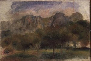 Les Alpilles von Pierre Auguste Renoir