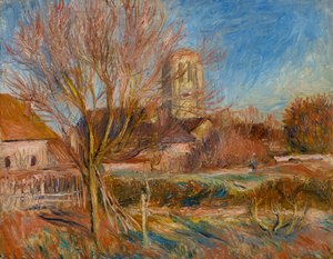 Die Kirche in Essoyes, um 1900