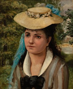 Lise mit Strohhut