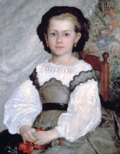 Mademoiselle Romaine Lacaux, Detail, 1864