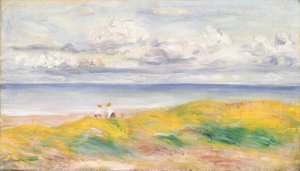 Auf den Klippen; Sur la Falaise, 1880 von Pierre Auguste Renoir