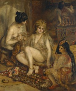 Pariserinnen im algerischen Kostüm Harem von Pierre Auguste Renoir