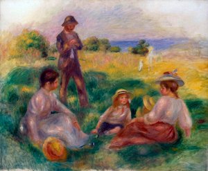 Party auf dem Land bei Berneval, 1898