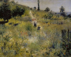Pfad durch hohes Gras von Pierre Auguste Renoir