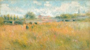 Landschaft am Ufer der Seine in Rueil