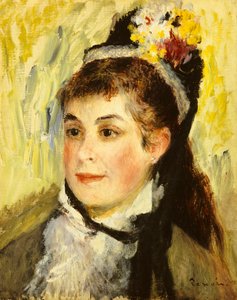 Porträt von Madame Edmond Renoir, 1876 von Pierre Auguste Renoir