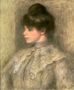 Porträt von Madame Valtat von Pierre Auguste Renoir