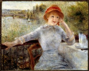 Porträt von Alphonsine Fournaise von Pierre Auguste Renoir
