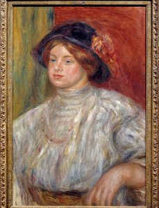 Porträt von Gabrielle mit Hut