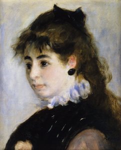 Porträt von Fräulein Henriette Henriot; Portrait de Mme. Henriot, 1874 von Pierre Auguste Renoir
