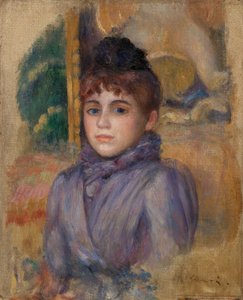 Porträt einer jungen Frau von Pierre Auguste Renoir