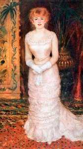 Porträt der Schauspielerin Jeanne Samary, 1878 von Pierre Auguste Renoir