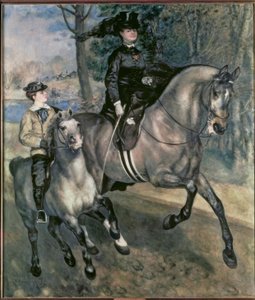 Reiterin im Bois de Boulogne von Pierre Auguste Renoir