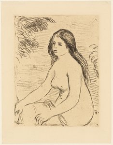 Sitzende nackte Frau von Pierre Auguste Renoir