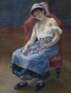 Schlafendes Mädchen, 1880
