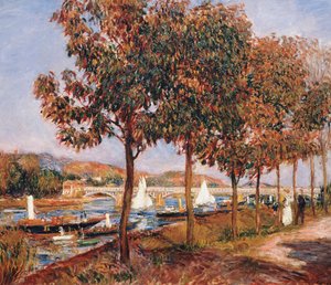 Die Brücke von Argenteuil von Pierre Auguste Renoir