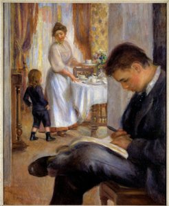 Das Frühstück in Berneval von Pierre Auguste Renoir
