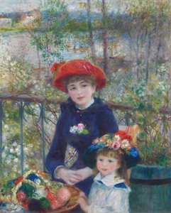 Zwei Schwestern auf der Terrasse, 1881