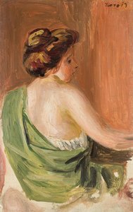 Frau von hinten