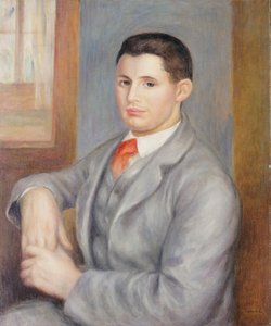 Junger Mann mit roter Krawatte, 1890