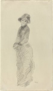 Junge Frau stehend, ca. 1880
