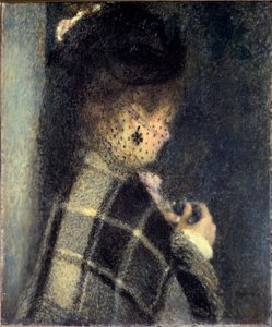 Junge Frau mit einem kleinen Schleier, ca. 1870