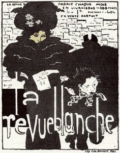 Die Revue Blanche. Plakat von Pierre Bonnard, Frankreich