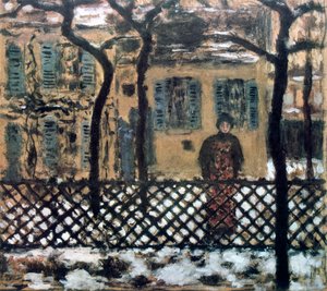 Hinter dem Zaun, ca. 1895 von Pierre Bonnard