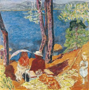 Meeresufer unter den Kiefern von Pierre Bonnard