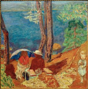 Am Meer, unter den Kiefern von Pierre Bonnard