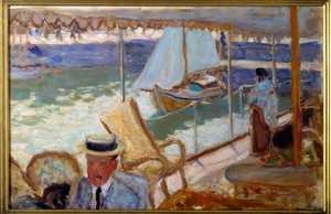 Mit der Yacht
