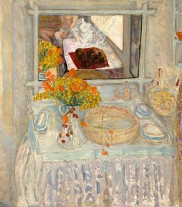 Frisiertisch mit Spiegel, um 1913