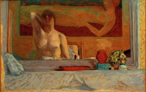 Der Kamin (Frau bei ihrer Toilette)