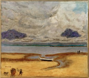 Der Strand bei Ebbe (Ebbe in Arcachon)