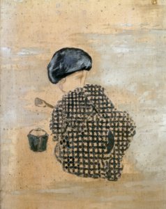 Das Kind mit dem Sandkuchen oder Das Kind mit dem Eimer von Pierre Bonnard
