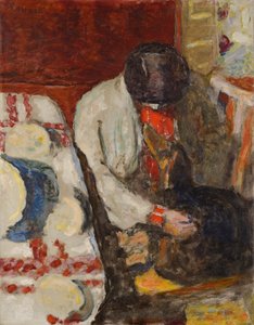 Marthe am weißen Tischtuch, 1926