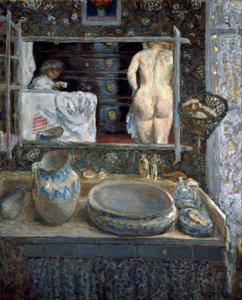 Spiegel über einem Waschbecken, 1908