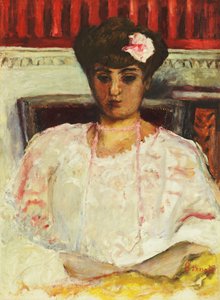 Misia in rosa Bluse von Pierre Bonnard