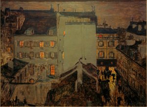 Montmartre im Regen oder Rue Tholozé