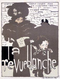 Plakat für La Revue blanche. Illustration von Pierre Bonnard (1867 - 1947)