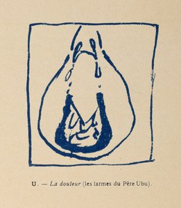 Trauer - Pere Ubus Tränen, aus dem Alphabet von Pere Ubu von Pierre Bonnard