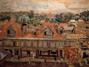 Straße in Arcachon von Pierre Bonnard