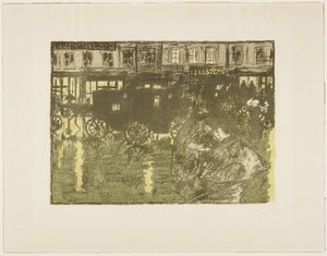 Straße bei Nacht im Regen, ca. 1896-1897 (veröffentlicht 1899)