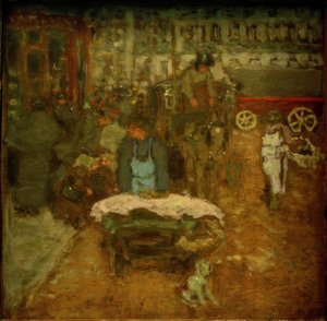Auf dem Boulevard von Pierre Bonnard