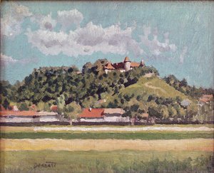 Das Château de Virieu in Dauphiné, ca. 1888
