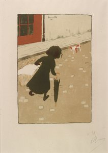 Das kleine Wäschemädchen aus dem Album der Maler-Drucker von Pierre Bonnard